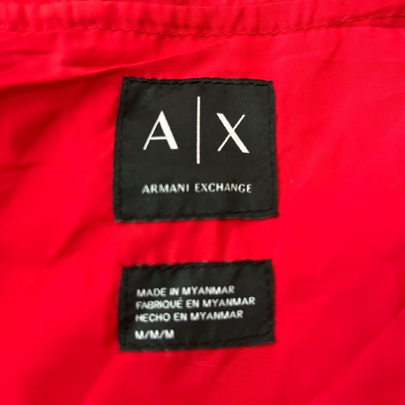 NWOT Armani Exchange Women's Red Utility Parka Jacket Size M Style 8NYK20 - Picture 13 of 14
